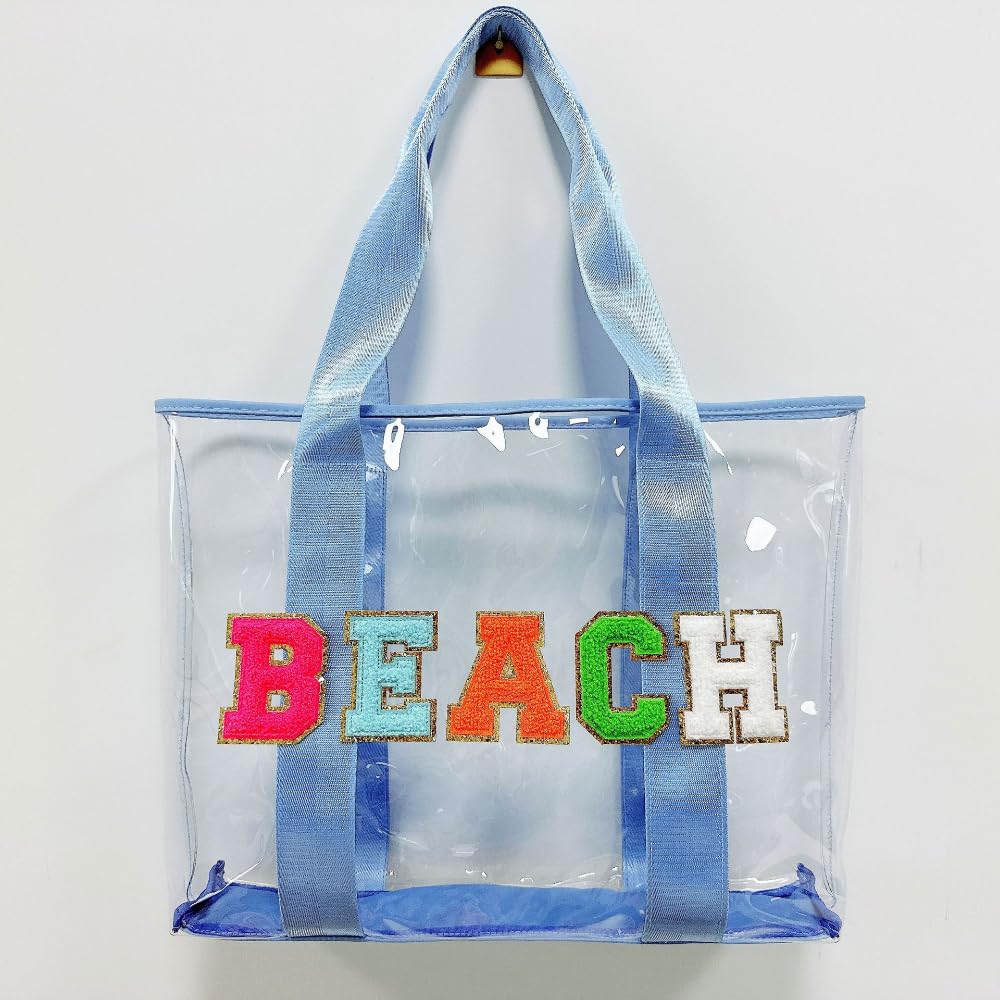 Amazon.com: Clear Beach Bags Waterproof Clear Tote Bag with